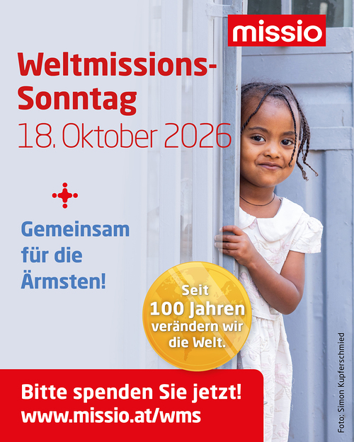 Plakat zum Weltmissionssonntag / Missio